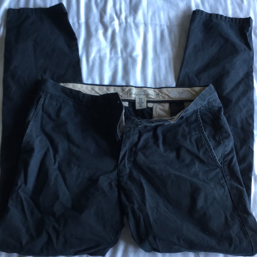 H&M Blue Slim Fit Pants Size 32 So Comfy!!!